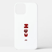 I Fuzzy U Apple iPhone 12ケース Case-Mate iPhoneケース (裏面)