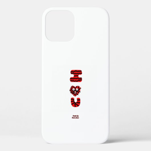 I Fuzzy U Apple iPhone 12ケース Case-Mate iPhoneケース (裏面)