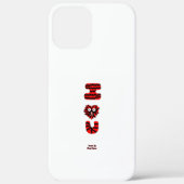 I Fuzzy U Apple iPhone 12 Pro Maxケース Case-Mate iPhoneケース (裏面)