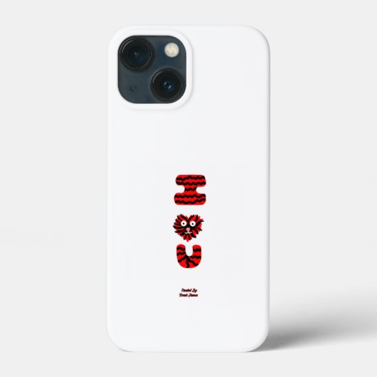 I Fuzzy U Apple iPhone 13ミニケース Case-Mate iPhoneケース (裏面)