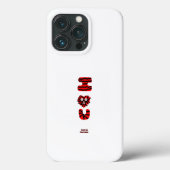 I Fuzzy U Apple iPhone 13 Proケース Case-Mate iPhoneケース (裏面)