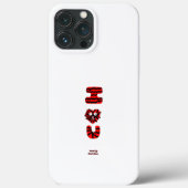 I Fuzzy U Apple iPhone 13 Pro Maxケース Case-Mate iPhoneケース (裏面)