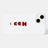 I Fuzzy U Apple iPhone 14ケース Case-Mate iPhoneケース (裏面 (横))