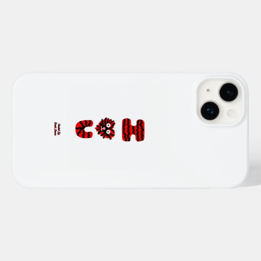 I Fuzzy U Apple iPhone 14 Plusケース Case-Mate iPhoneケース (裏面 (横))