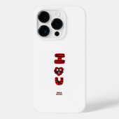 I Fuzzy U Apple iPhone 14 Proケース Case-Mate iPhoneケース (裏面)