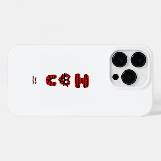 I Fuzzy U Apple iPhone 14 Proケース Case-Mate iPhoneケース (裏面 (横))
