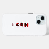 I Fuzzy U Apple iPhone 15ケース Case-Mate iPhoneケース (裏面 (横))