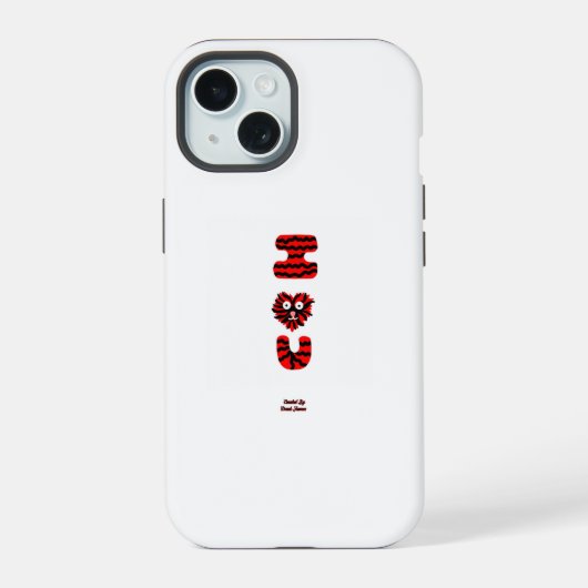 I Fuzzy U Apple iPhone 15 カーケース 15ケース (裏面)