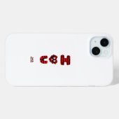 I Fuzzy U Apple iPhone 15 Plusケース Case-Mate iPhoneケース (裏面 (横))