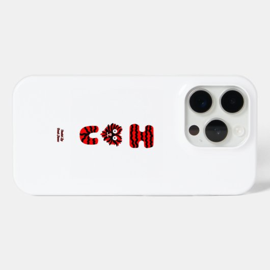 I Fuzzy U Apple iPhone 15 Proケース Case-Mate iPhoneケース (裏面 (横))
