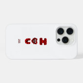 I Fuzzy U Apple iPhone 15 Pro カー iPhoneケース (裏面横)