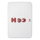 I Fuzzy U Large Bath Mat バスマット (正面縦)