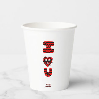 I Fuzzy U Paper Cups 紙コップ