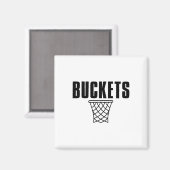 I Get Buckets Sketll Get Buckets  マグネット (正面/裏面)