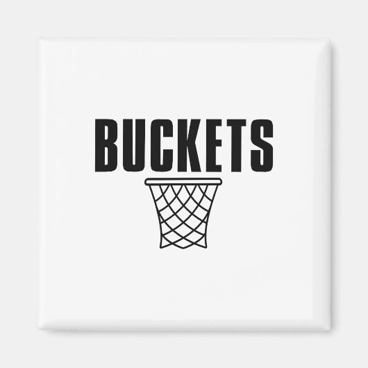 I Get Buckets Sketll Get Buckets  マグネット (正面)