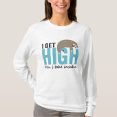 I Get High Then I Take Insulin Funny Diabetic Gift Tシャツ (正面)