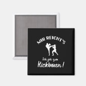 I Go To Kickboxing - Kick-boxer Kickboxing  マグネット (正面/裏面)