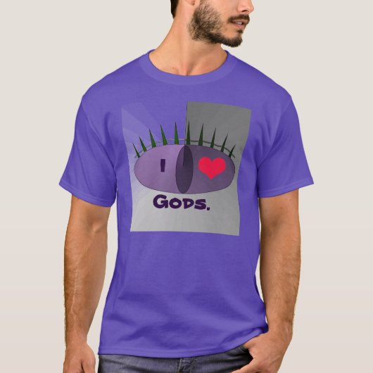 I ❤️ GODS. Tシャツ (正面)