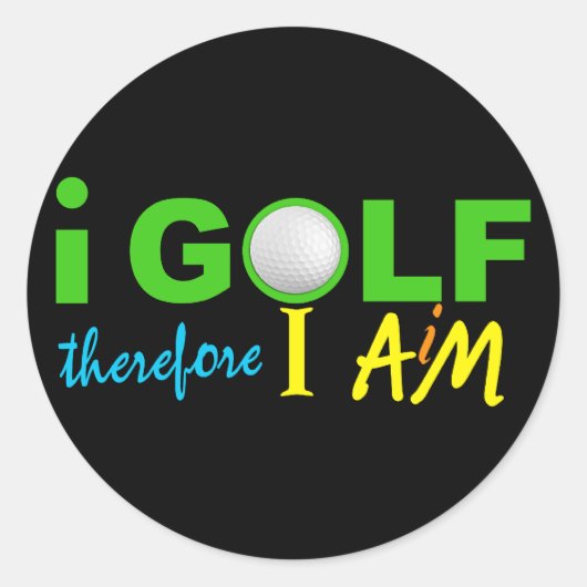 I GOLFスタンプ ラウンドシール (正面)