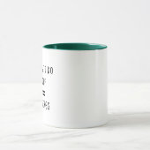 I Golf & I Know Things Mug - Funny Coffee Cup マグカップ (中央)