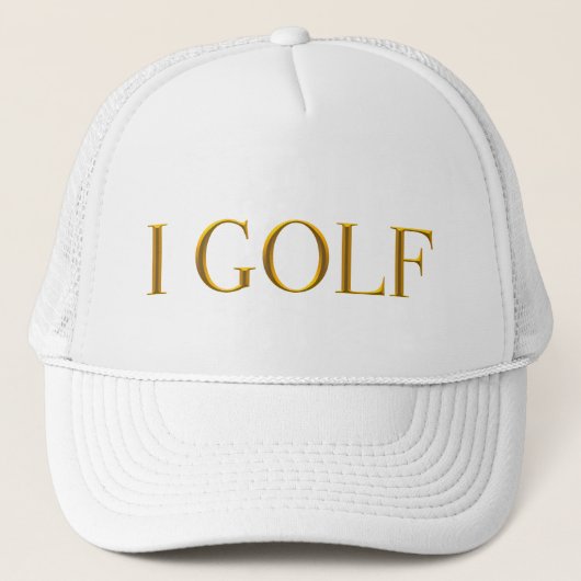 I Golf Trucker Hat キャップ (正面)