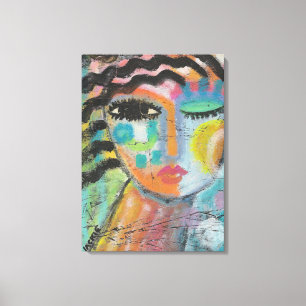 I Good 感じ  Acryl 絵画s on OSB Board（OSBボード上の良いアクリル） キャンバスプリント
