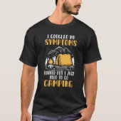 I Googled My Symptoms Camping Camper  Glamping Tシャツ (正面)
