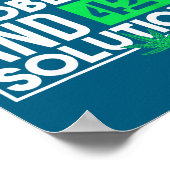 I Got 99 Problems And Solutions Funny Weed Quotes  ポスター (角)