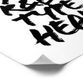 I Got A 90s R & B Type Heart Grunge Caps ポスター (角)