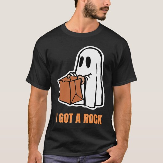 I Got A Rock Trick or Treat Phantom Halloween Cost Tシャツ (正面)