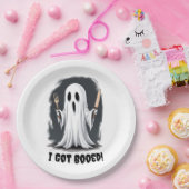 I Got Booed Halloween Ghost ペーパープレート (パーティー)