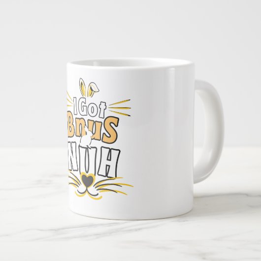 I Got Buns, Hun Bunny ジャンボコーヒーマグカップ (正面右)