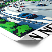 I Got My Gaba Gooled In New Jersey Funny Italian G ポスター (角)