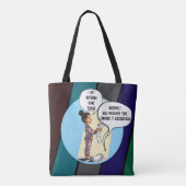 I Got Nothing Done Today Cat Humor トートバッグ (裏面)