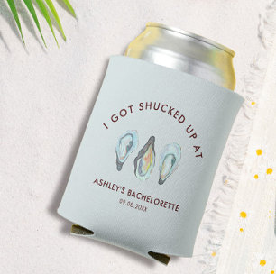 「I Got Shucked Up」カオリエンステッカー バチェラレット・パーティーのお土産 缶クーラー
