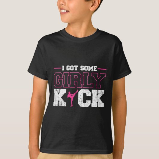 I Got Some Girly Kick Kickboxing  Tシャツ (正面)