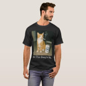 I Got That Dawg In Me Funny Cigarette Cat Smoking Tシャツ (正面フル)