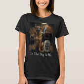 I Got That Dog In Me Funny German Shepherd Smoking Tシャツ (正面)