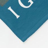 I Got That Dog In Me Funny Golden Doodle Smoking B フリースブランケット (角)