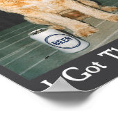 I Got That Dog In Me Funny Golden Doodle Smoking B ポスター (角)