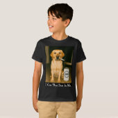 I Got That Dog In Me Funny Retriever Smoking Beer  Tシャツ (正面フル)