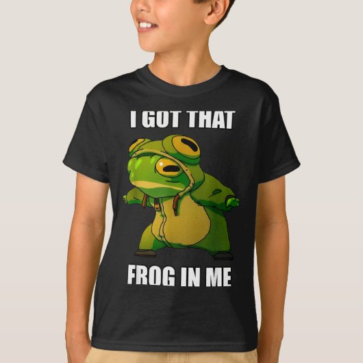 I Got That Frog In Me  Tシャツ (正面)