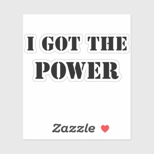 I Got The Power , Funny  シール (シート)