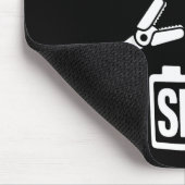 I Got You Some Jumper Cables Since You Like To Sta マウスパッド (コーナー)