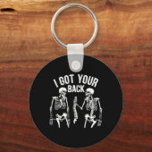 I Got Your Ck Funny Skeleton Spine Halloween Costu キーホルダー (正面)