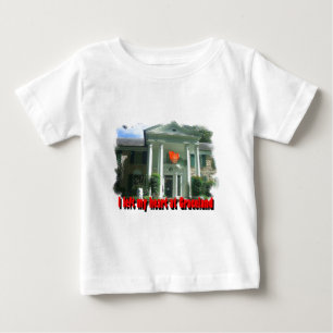 I Gracelandで私のハートを残しました ベビーTシャツ