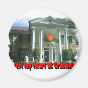 I Gracelandで私のハートを残しました マグネット