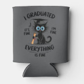 I Graduated It's Fine I'm Fine Everything Is Fine  缶クーラー (正面)