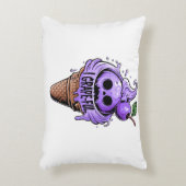 I grape-ful, cute ice scream アクセントクッション (正面(垂直))