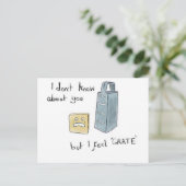 I Grate -感じポストカードのパック ポストカード (スタンド正面)